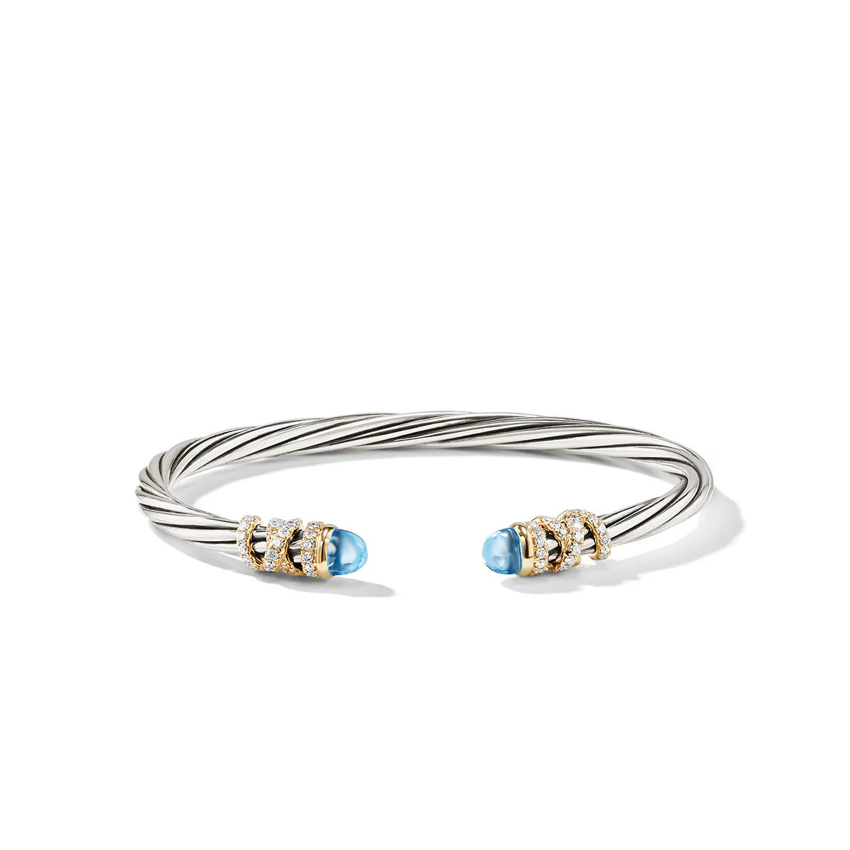 Helena Bracelet with Blue topaz and Diamonds