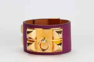 Hermes CDC Anemone Color, Swift Leather, Gold Hardware, Stamp R, with Dust Cover & Box