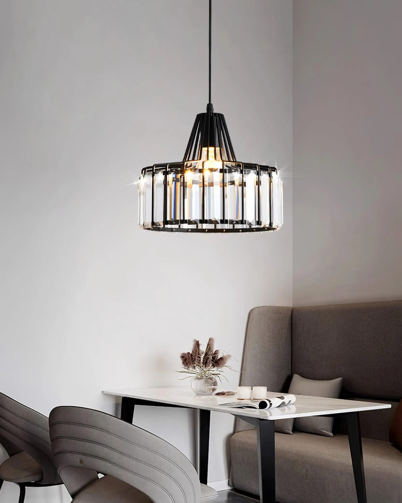 Hinkley Crystal Pendant Lamp