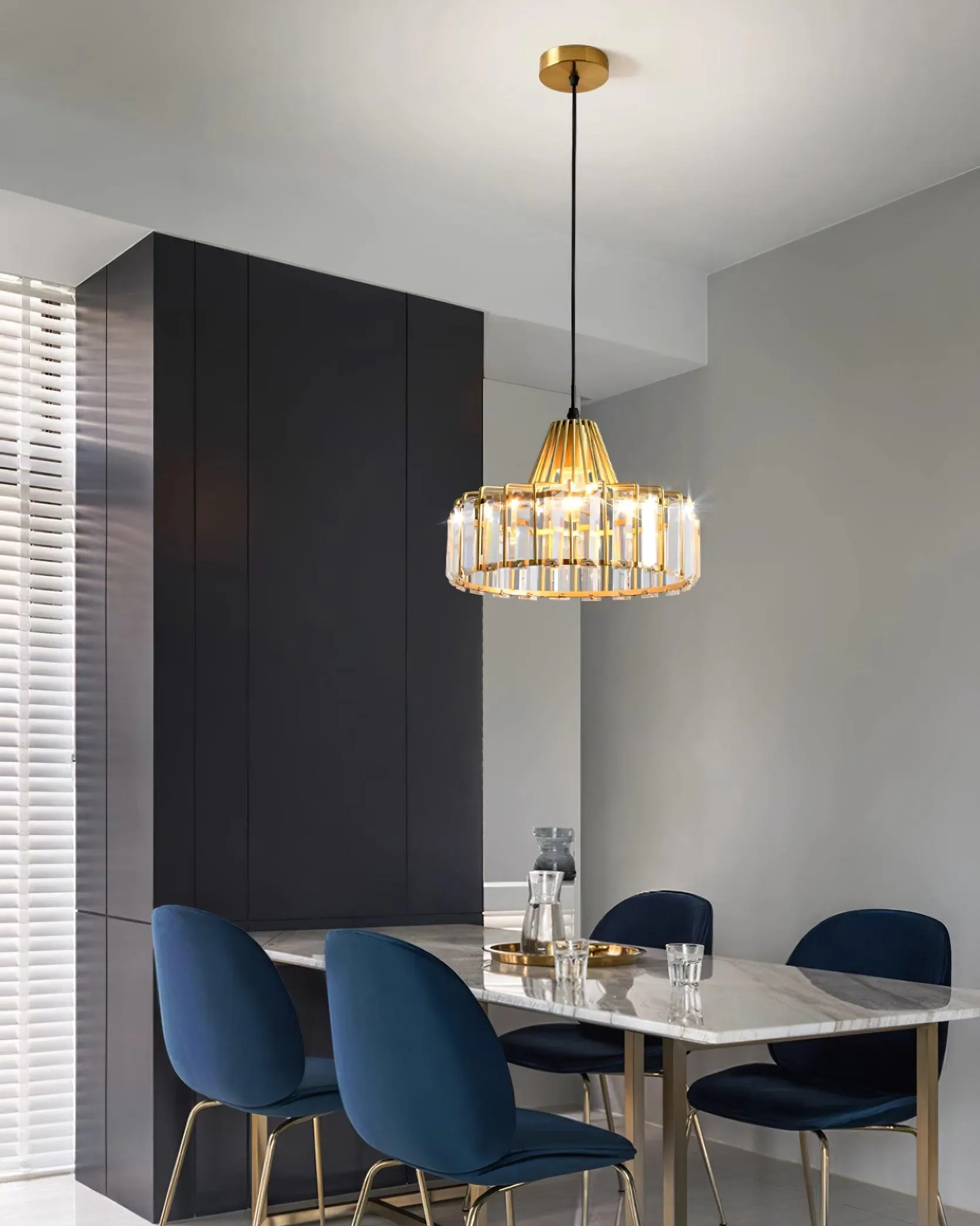 Hinkley Crystal Pendant Lamp
