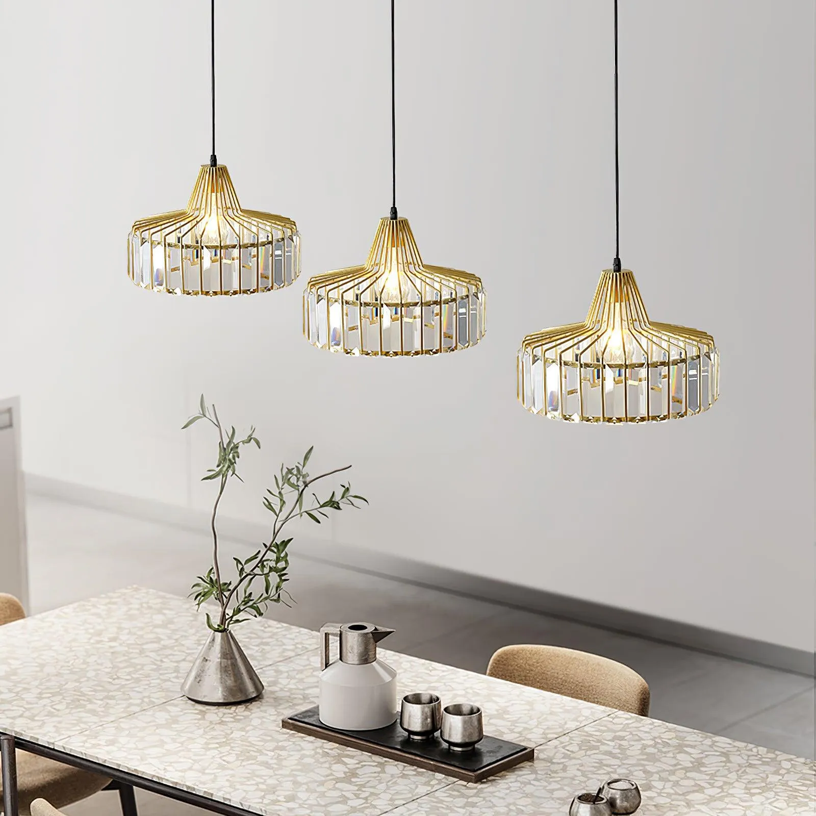 Hinkley Crystal Pendant Lamp
