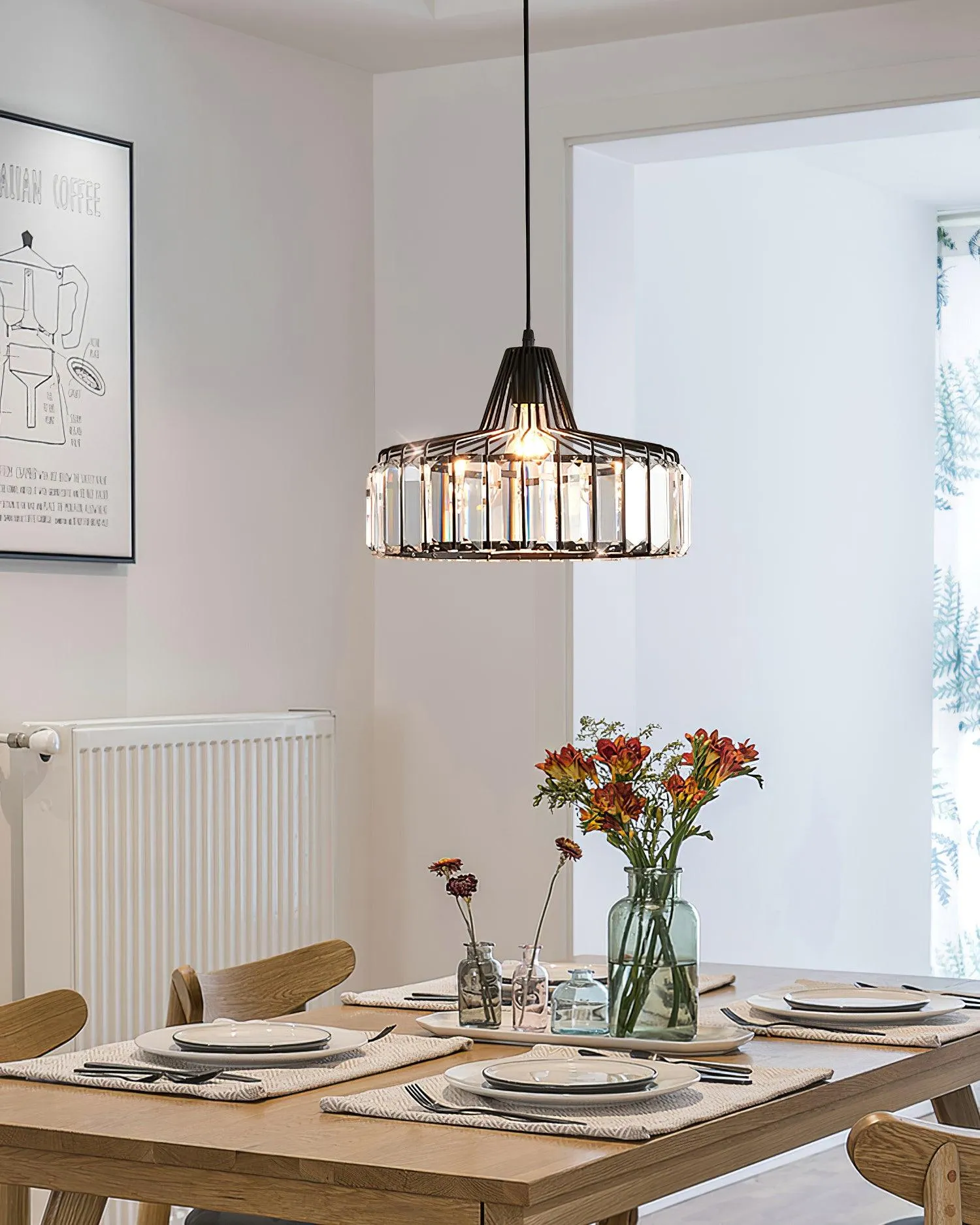 Hinkley Crystal Pendant Lamp