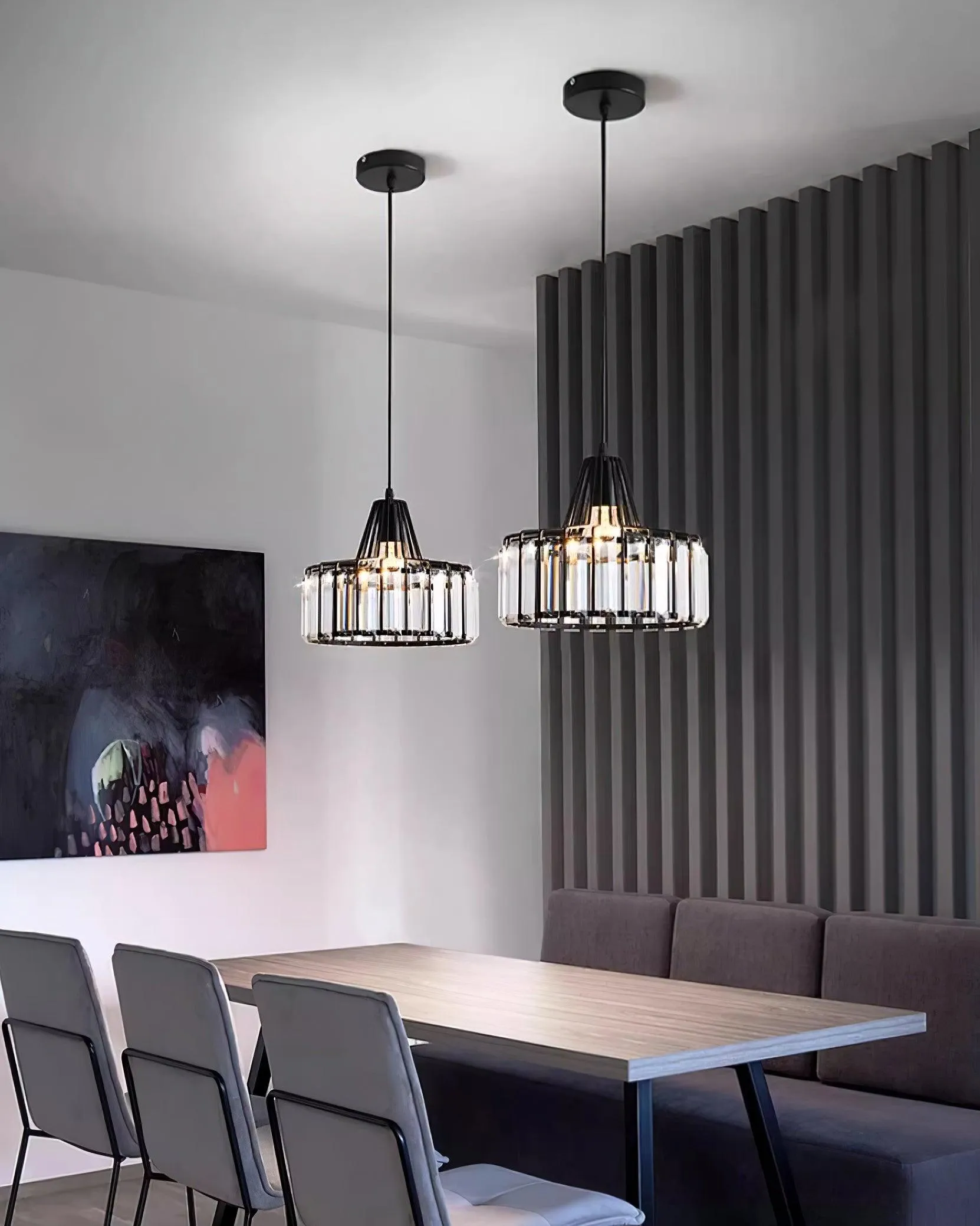 Hinkley Crystal Pendant Lamp