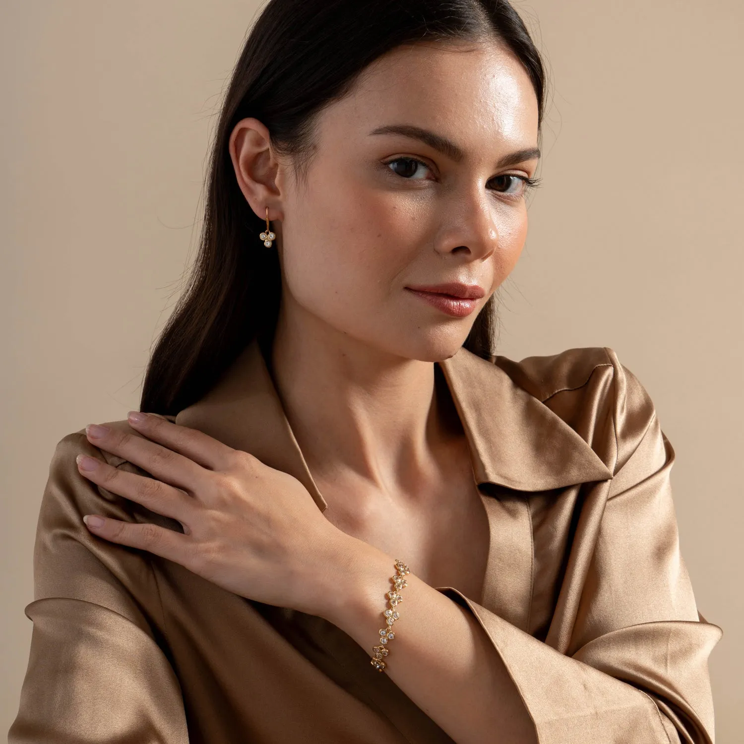'Ice' Trio Array Line Bracelet