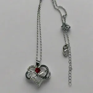 January birthstone Red Garnet Necklace