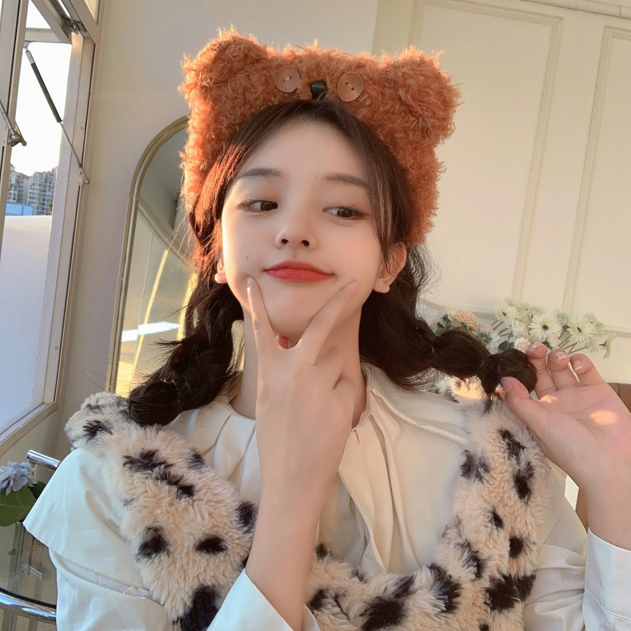 Japanese Cute Bear Plush Headband