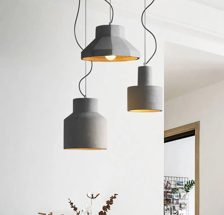 Jesper Vintage Cement Pendant Lamp