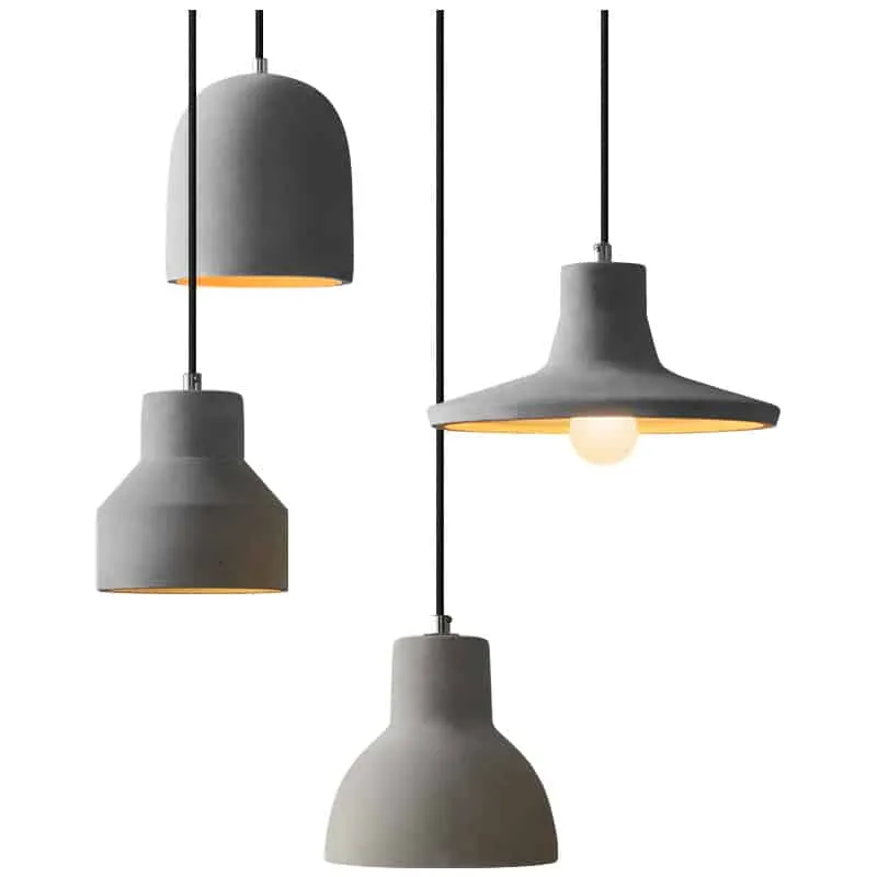 Jesper Vintage Cement Pendant Lamp