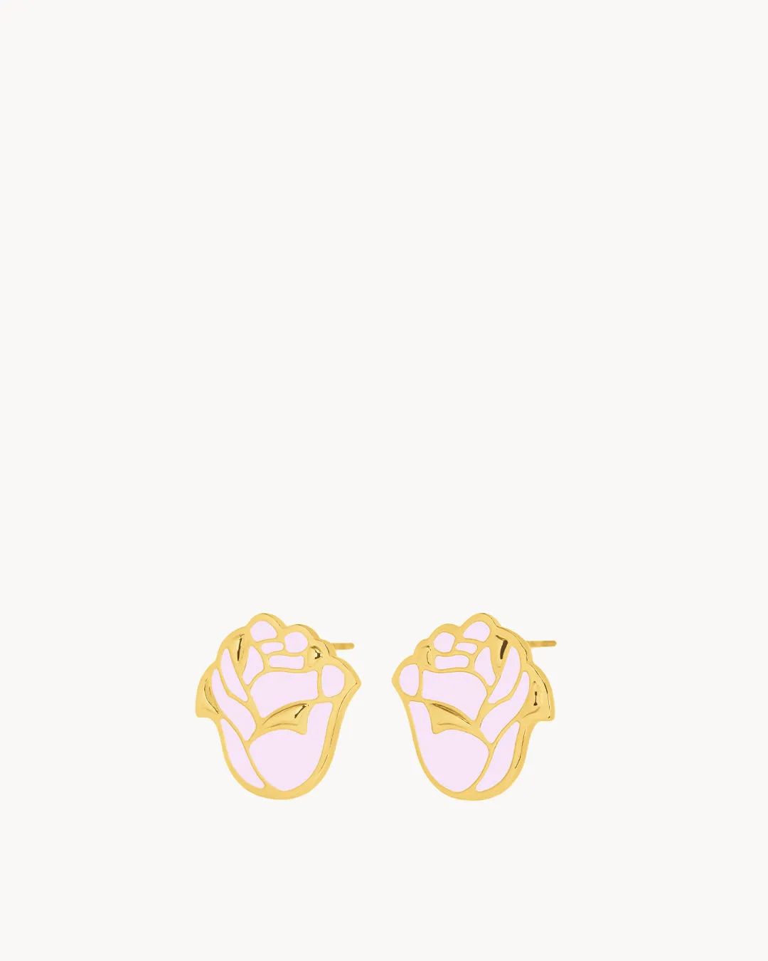 June Birth Flower Studs, Rose