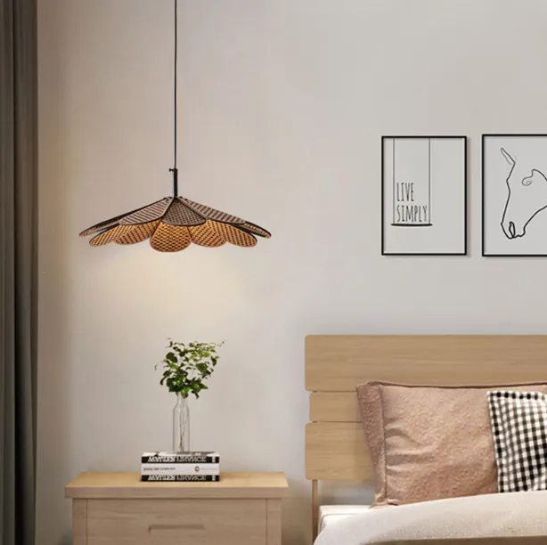 LED Japanese Natural Style Creative Pendant Light