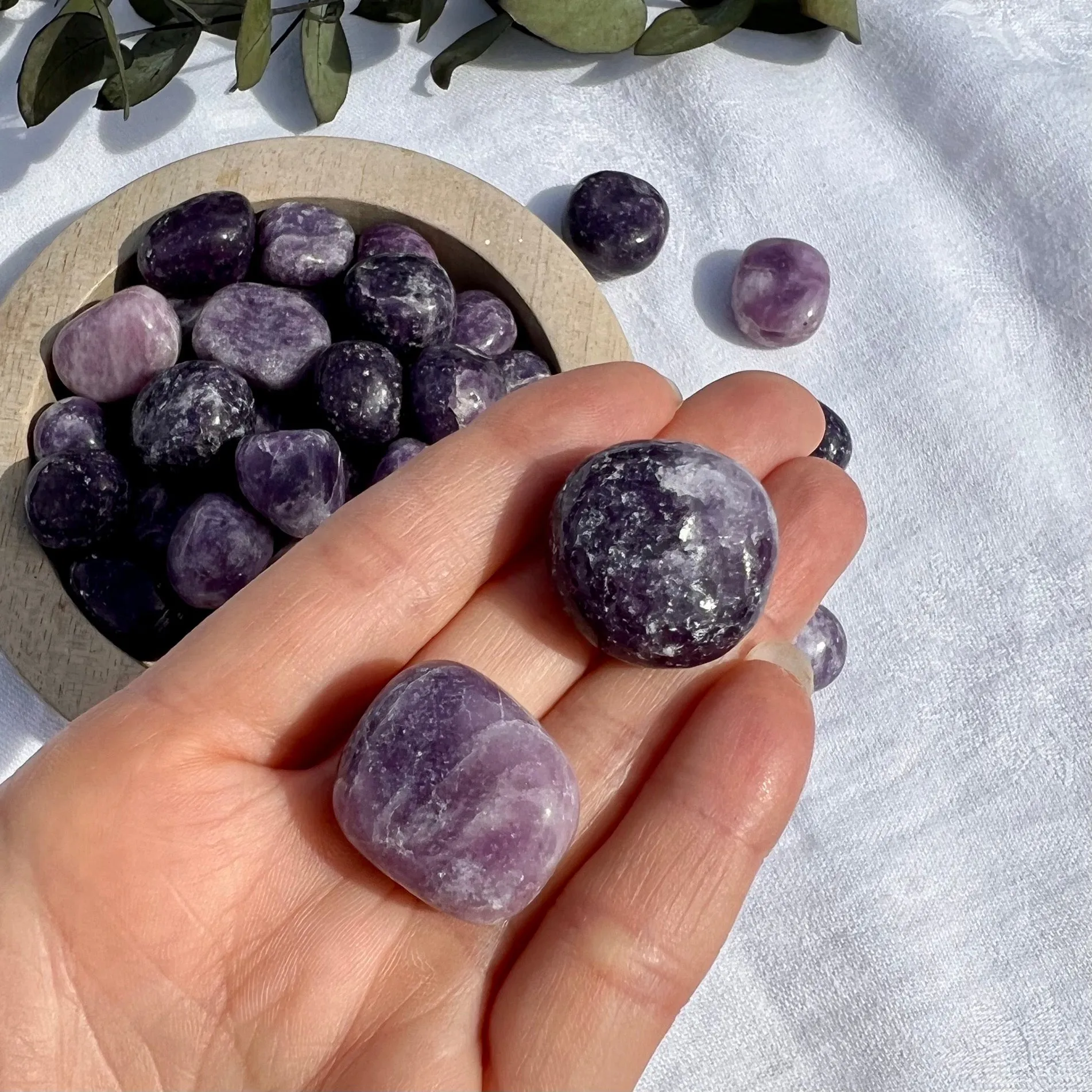 Lepidolite Crystal Tumblestone - Large