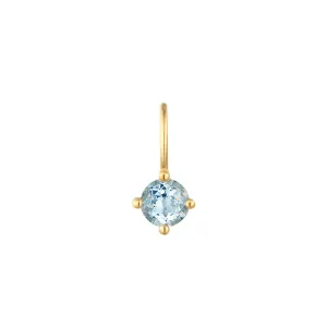MARCH  |  Aquamarine Necklace Charm