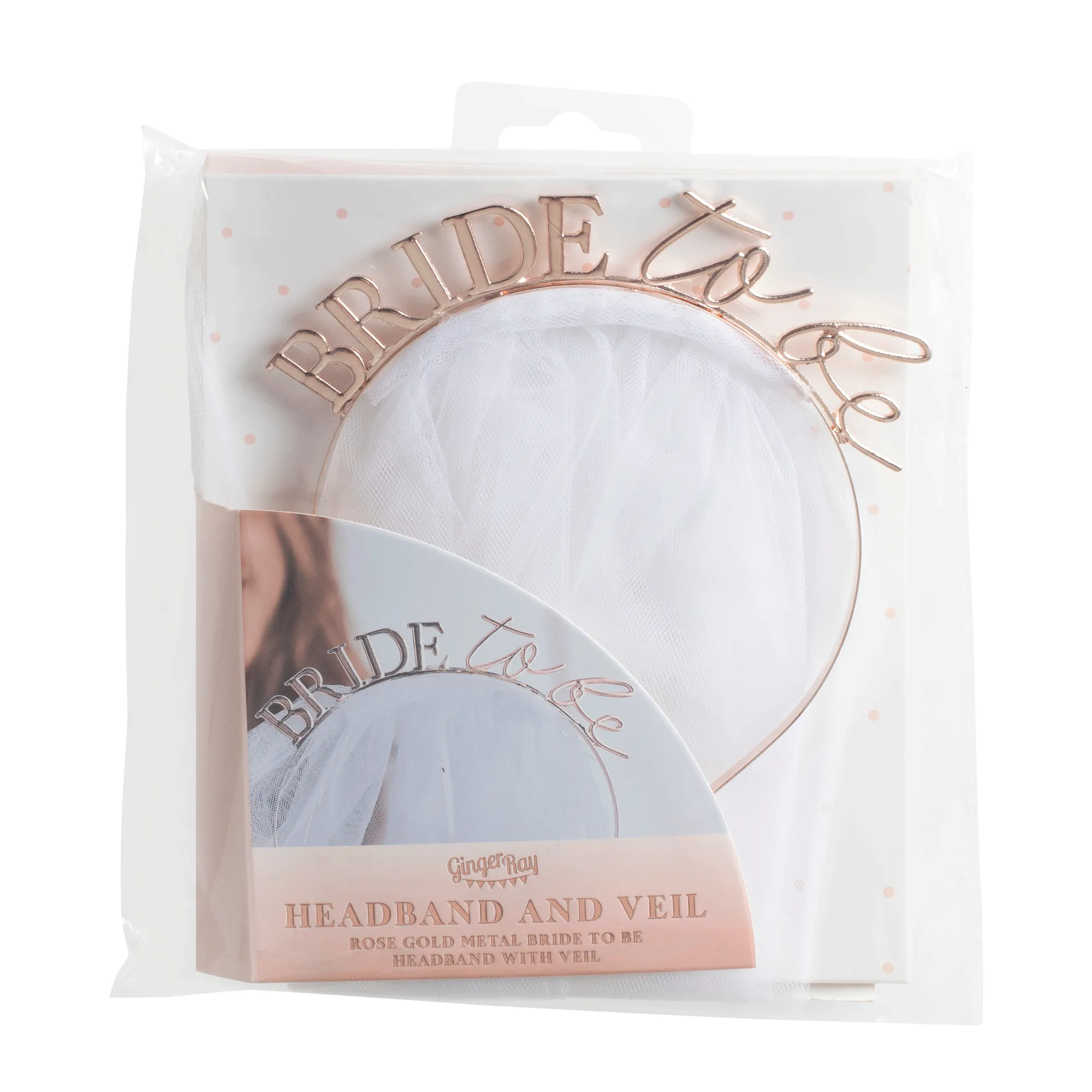 Metal Bride To Be Hen Party Veil Headband