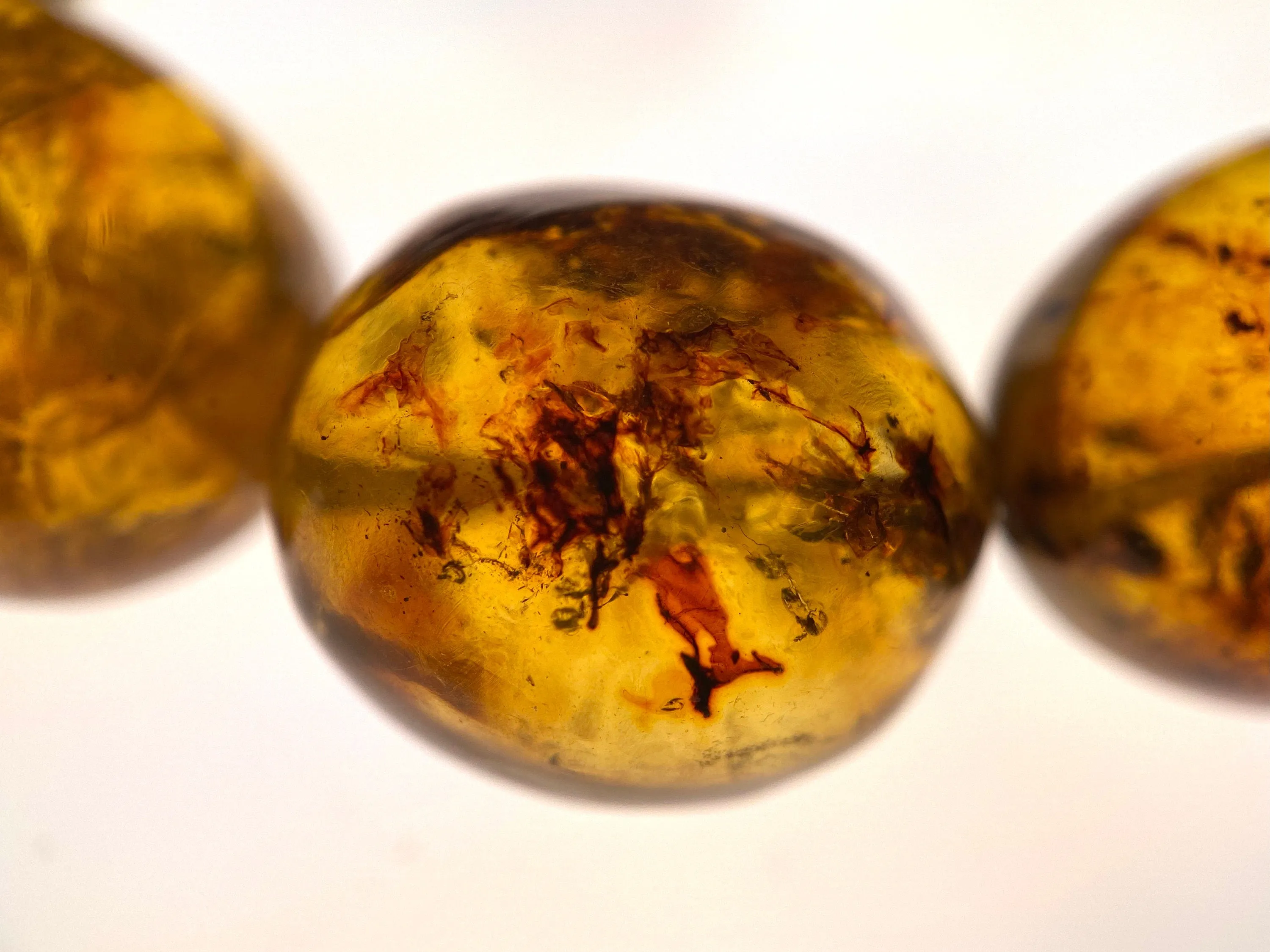 Mexican AMBER Crystal Bracelet - Beaded Bracelet, Handmade Jewelry, Healing Crystals and Stones, 48246