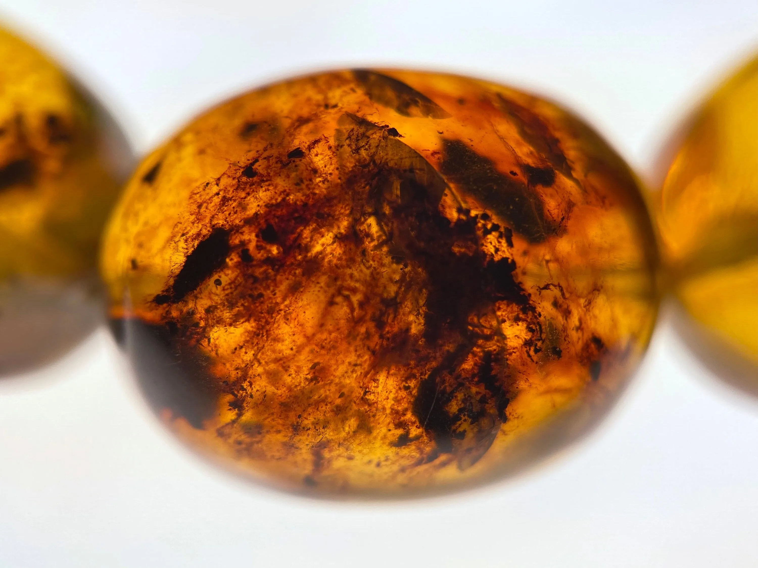 Mexican AMBER Crystal Bracelet - Beaded Bracelet, Handmade Jewelry, Healing Crystals and Stones, 48246
