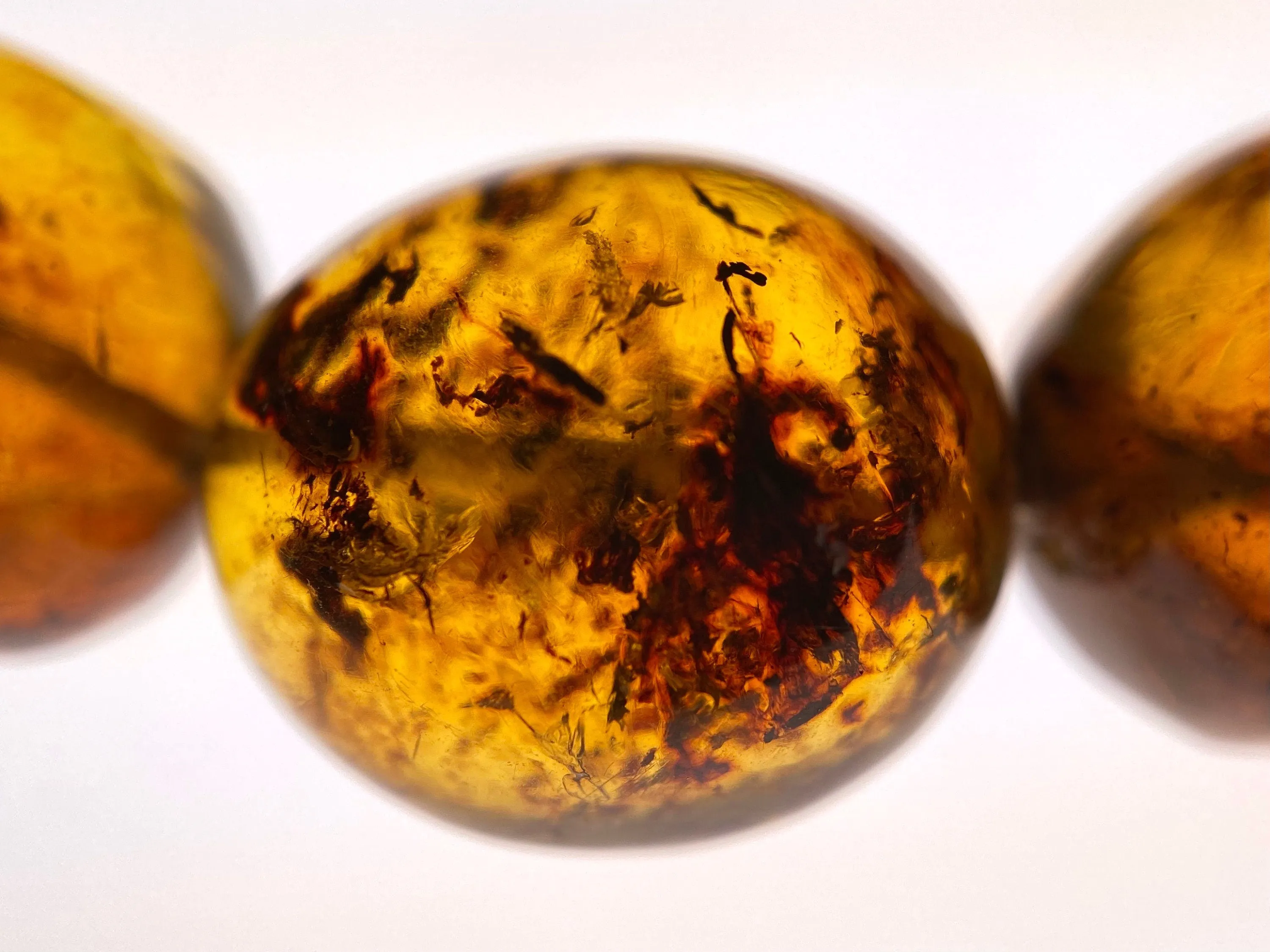 Mexican AMBER Crystal Bracelet - Beaded Bracelet, Handmade Jewelry, Healing Crystals and Stones, 48270