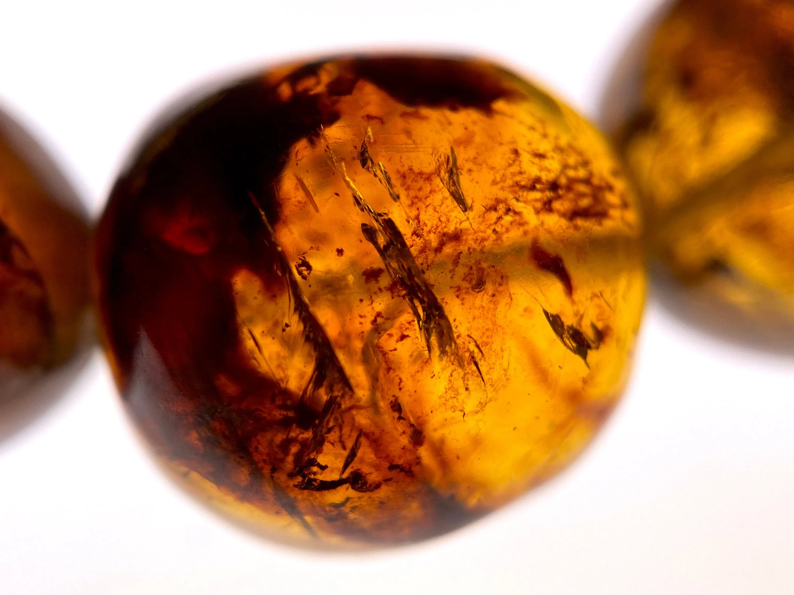 Mexican AMBER Crystal Bracelet - Beaded Bracelet, Handmade Jewelry, Healing Crystals and Stones, 48270