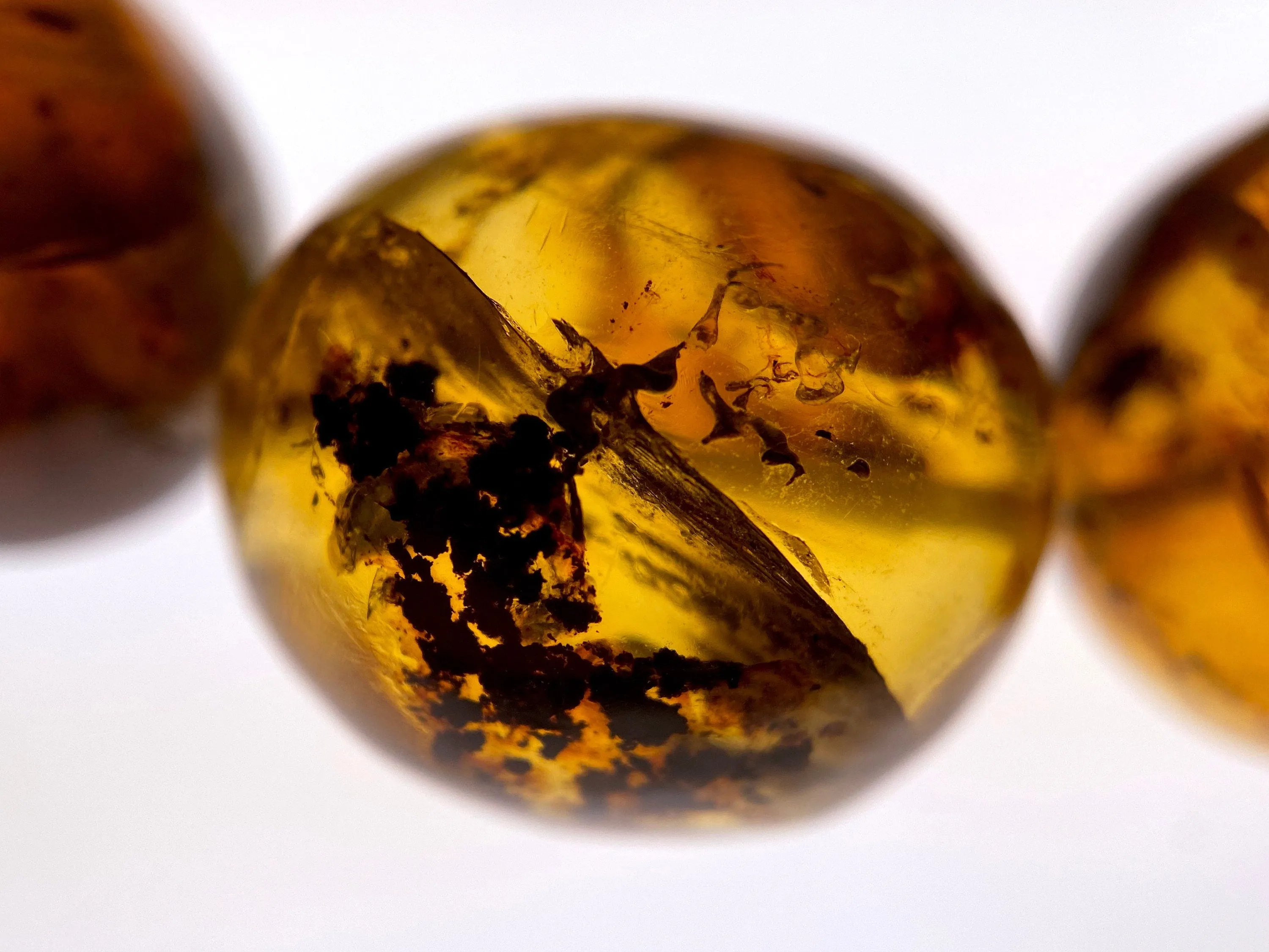 Mexican AMBER Crystal Bracelet - Beaded Bracelet, Handmade Jewelry, Healing Crystals and Stones, 48271