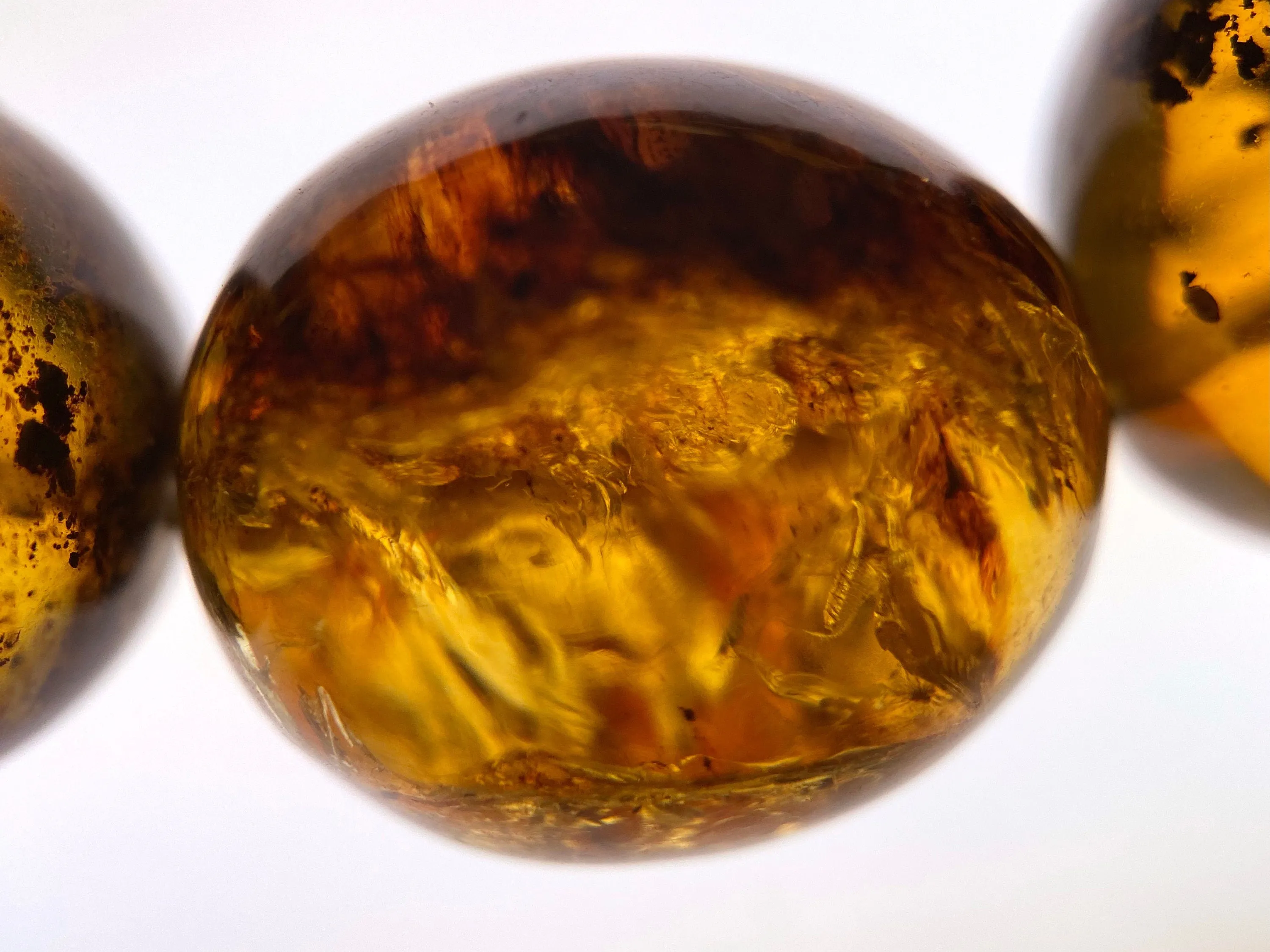 Mexican AMBER Crystal Bracelet - Beaded Bracelet, Handmade Jewelry, Healing Crystals and Stones, 48276