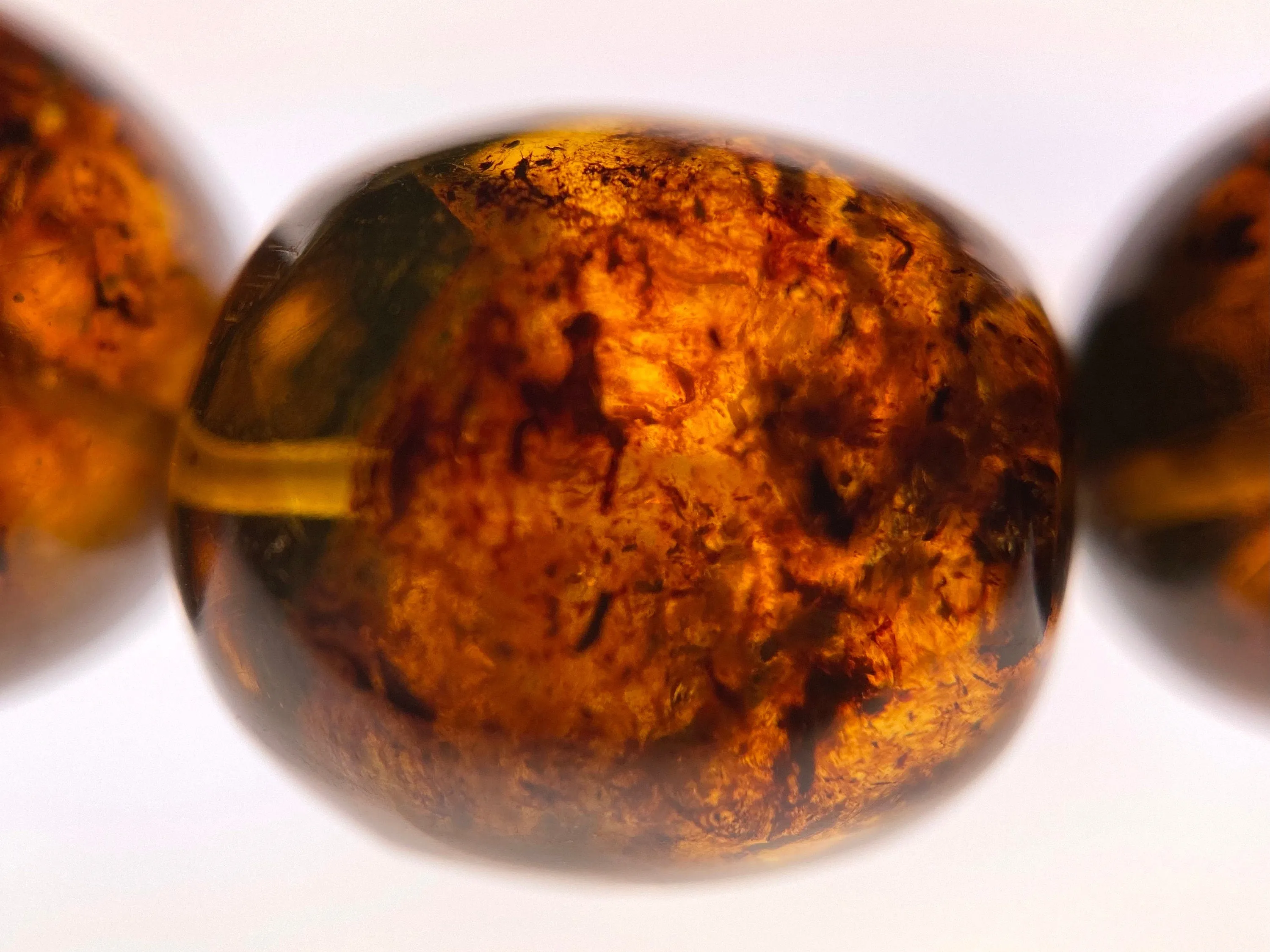 Mexican AMBER Crystal Bracelet - Beaded Bracelet, Handmade Jewelry, Healing Crystals and Stones, 48286