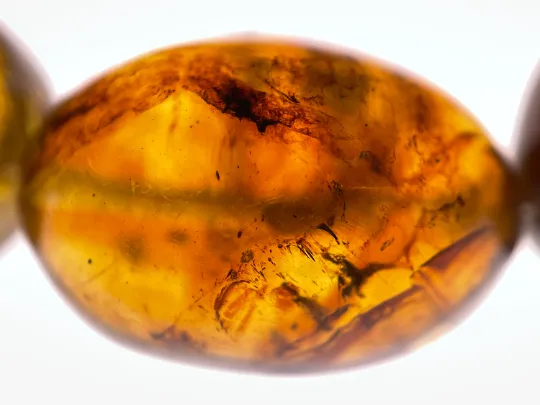 Mexican AMBER Crystal Bracelet - Beaded Bracelet, Handmade Jewelry, Healing Crystals and Stones, 48475