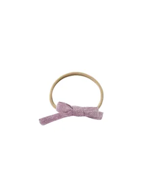 Mini Bow Headband - violet