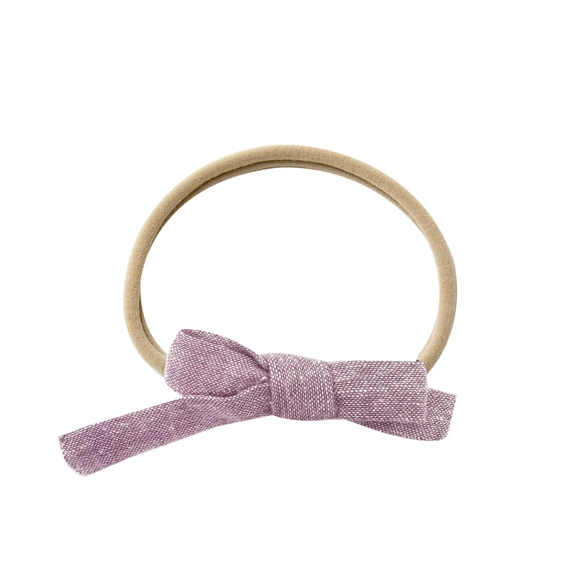 Mini Bow Headband - violet