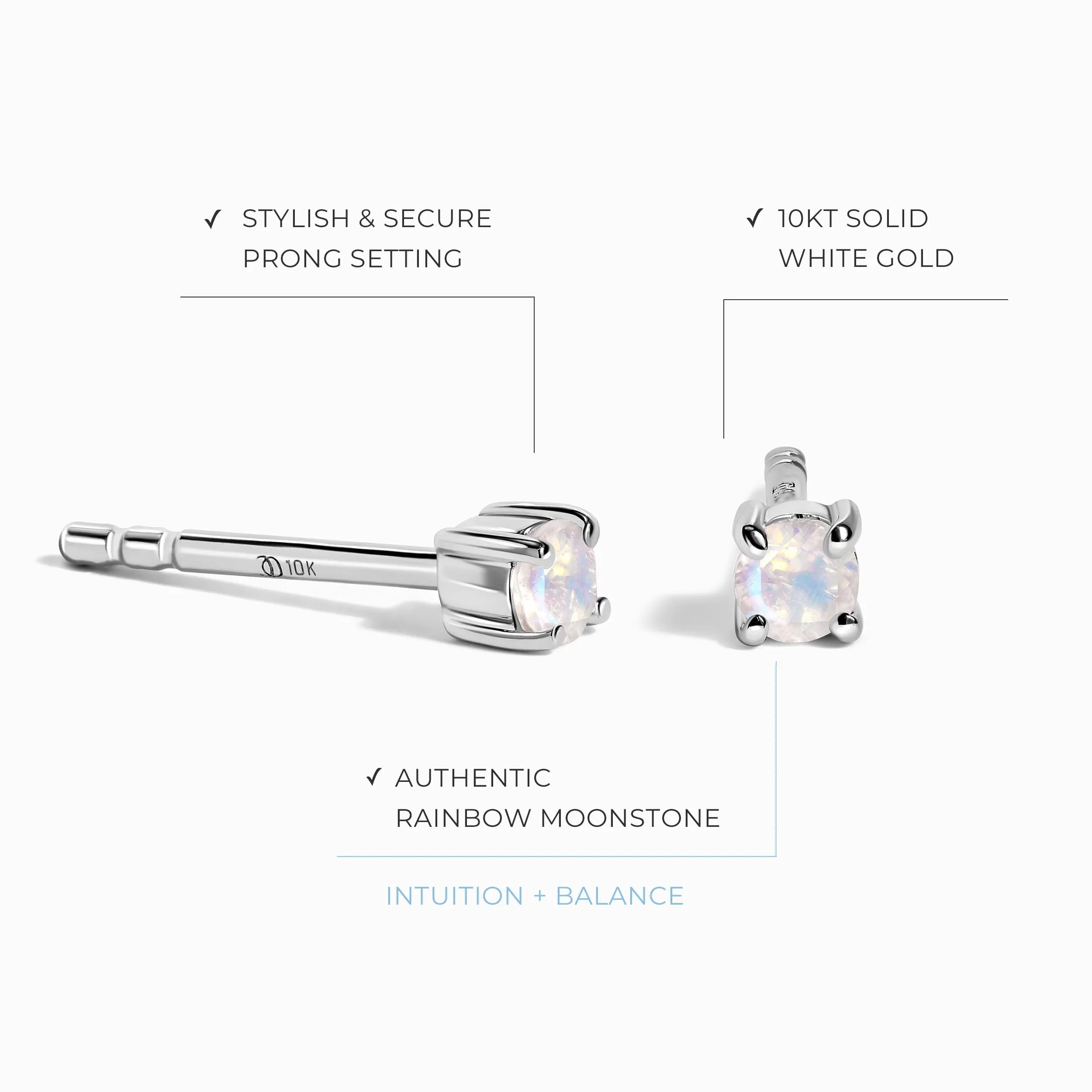 Moonstone Earrings - Sweet Angel