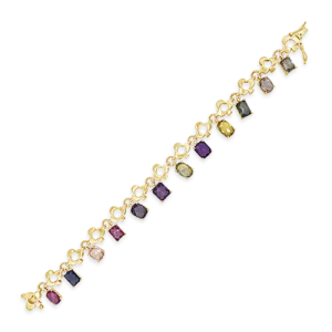 Multi-color Sapphire Estate Bracelet
