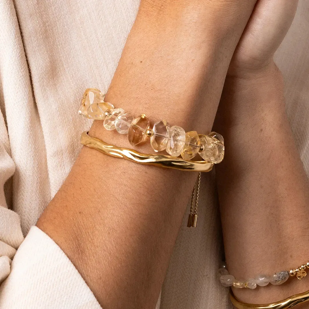 Myall Citrine Stone Bracelet