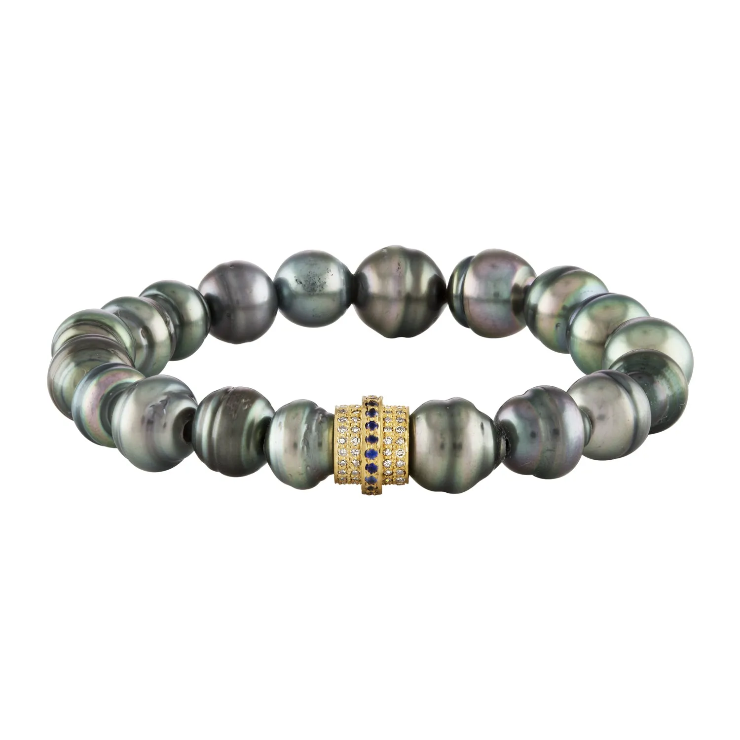 Nathan & Moe Tahitian Pearl Bracelet 5row Rondell