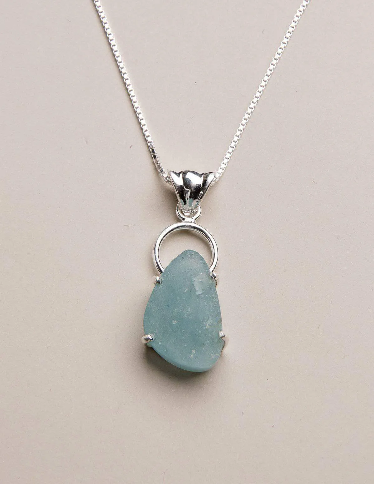 Natural Aquamarine Necklace