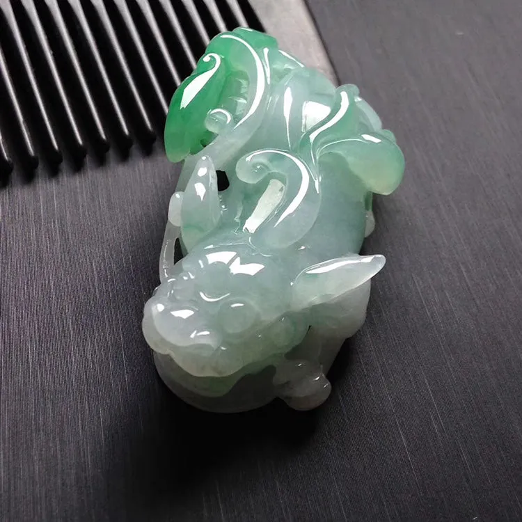 Natural Jade Pendant Jadeite Pixiu Pendant PT503