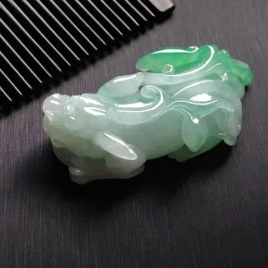Natural Jade Pendant Jadeite Pixiu Pendant PT503