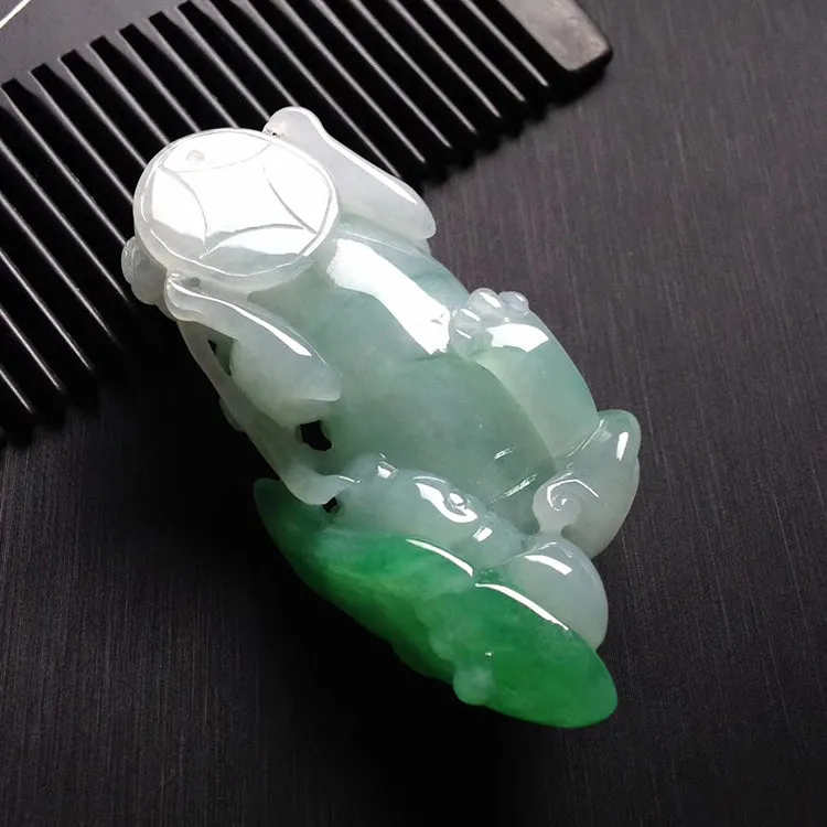 Natural Jade Pendant Jadeite Pixiu Pendant PT503