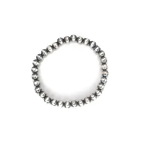Navajo Pearl Stretch Bracelet - 7mm