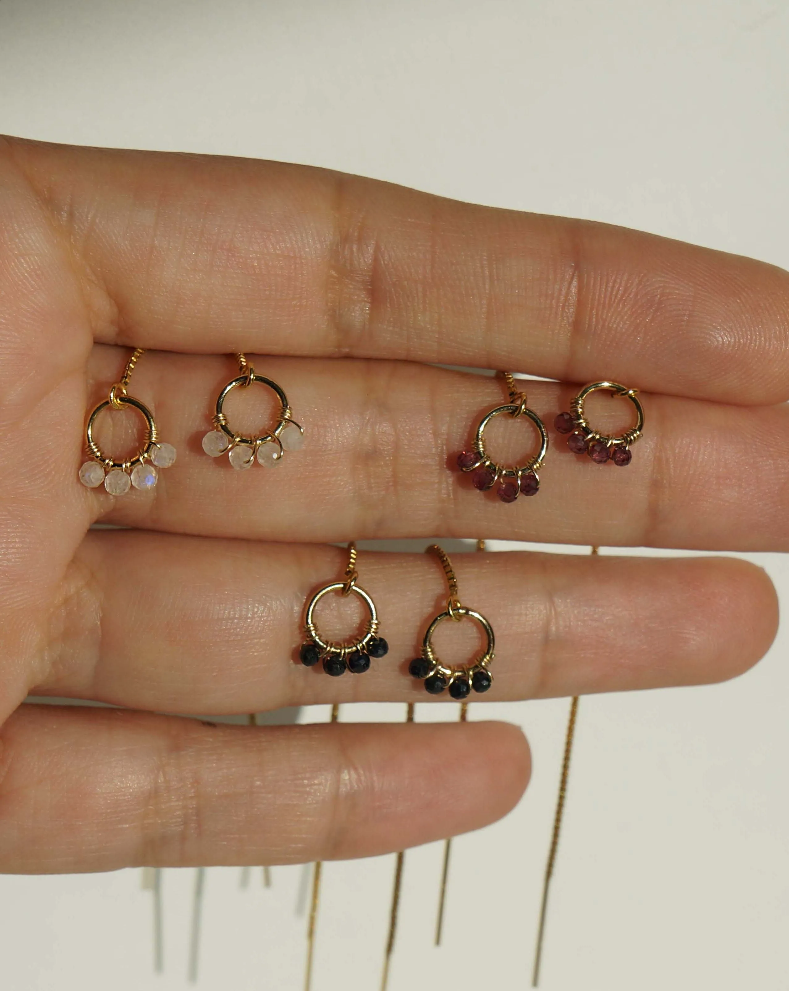 Onda Threader Earrings
