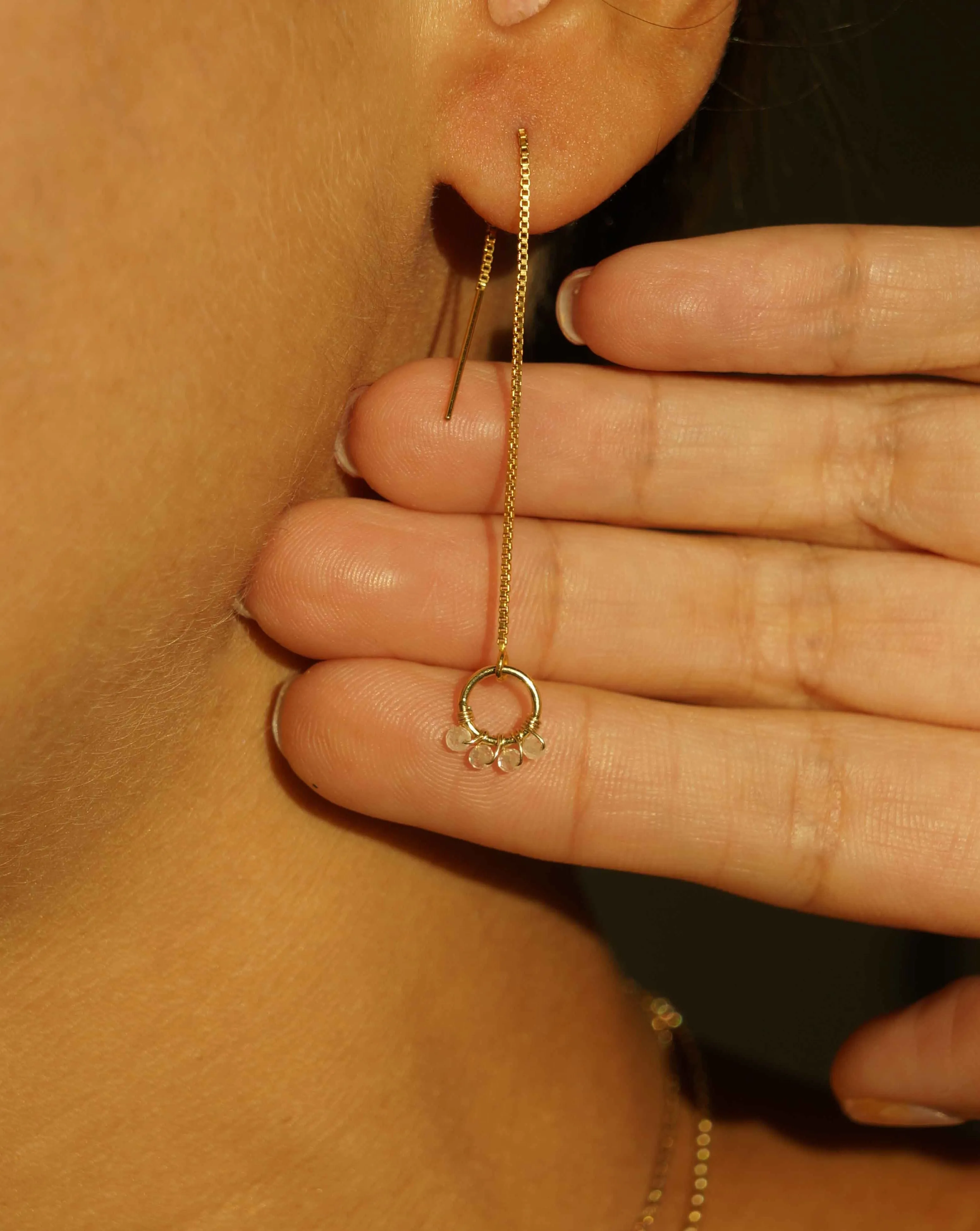 Onda Threader Earrings
