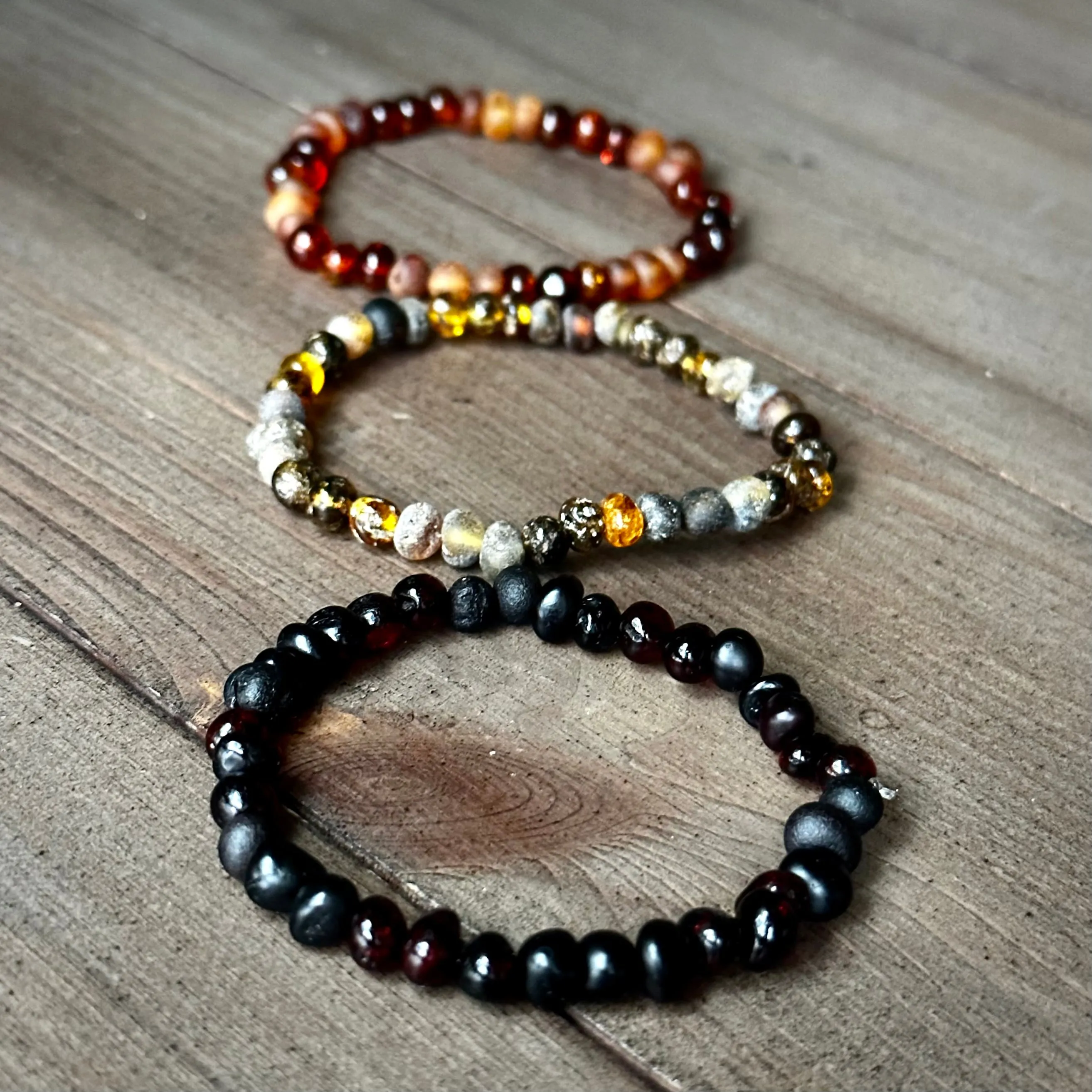 Out of the Woods All-Amber Stretchy Stacker