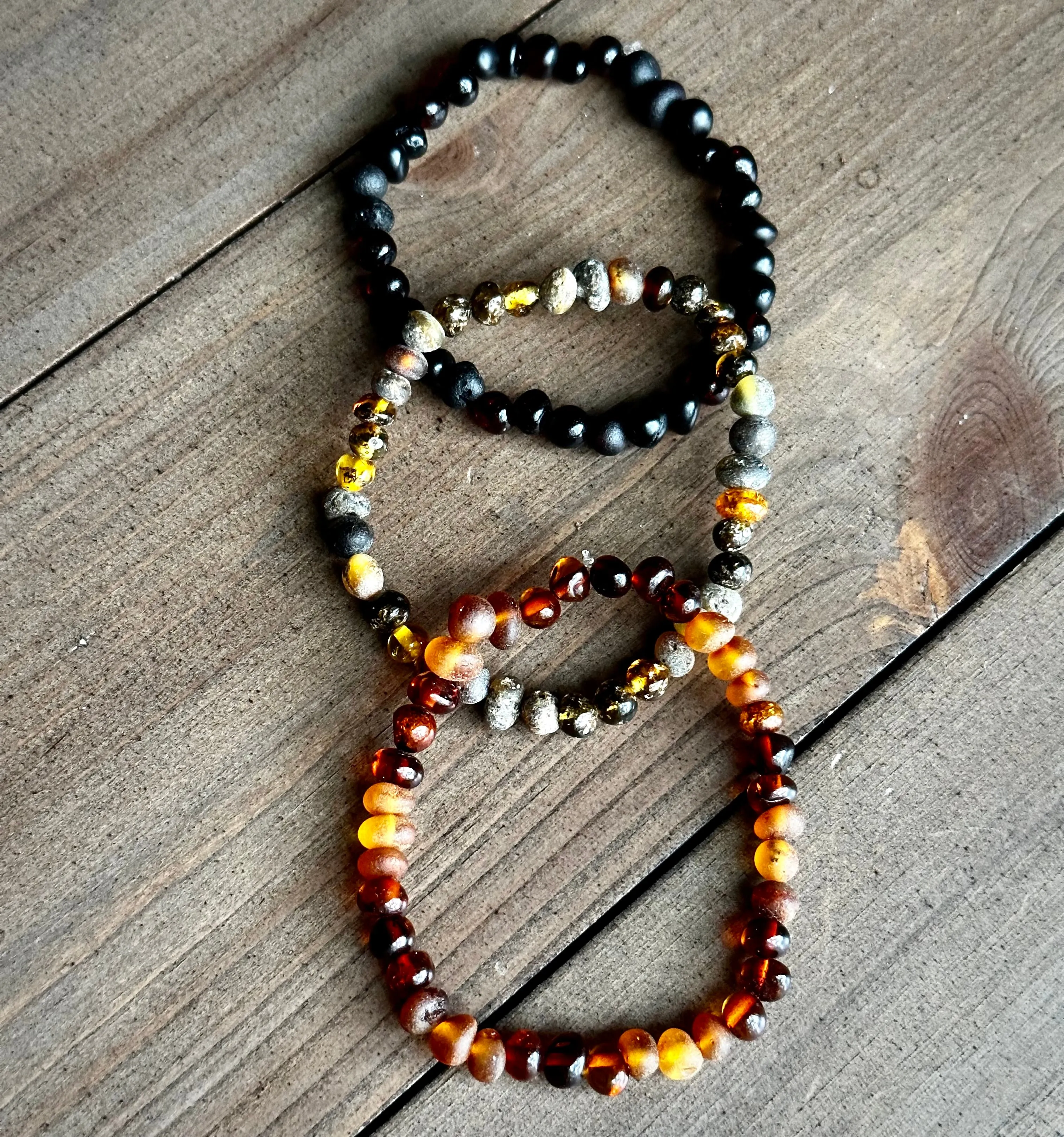 Out of the Woods All-Amber Stretchy Stacker