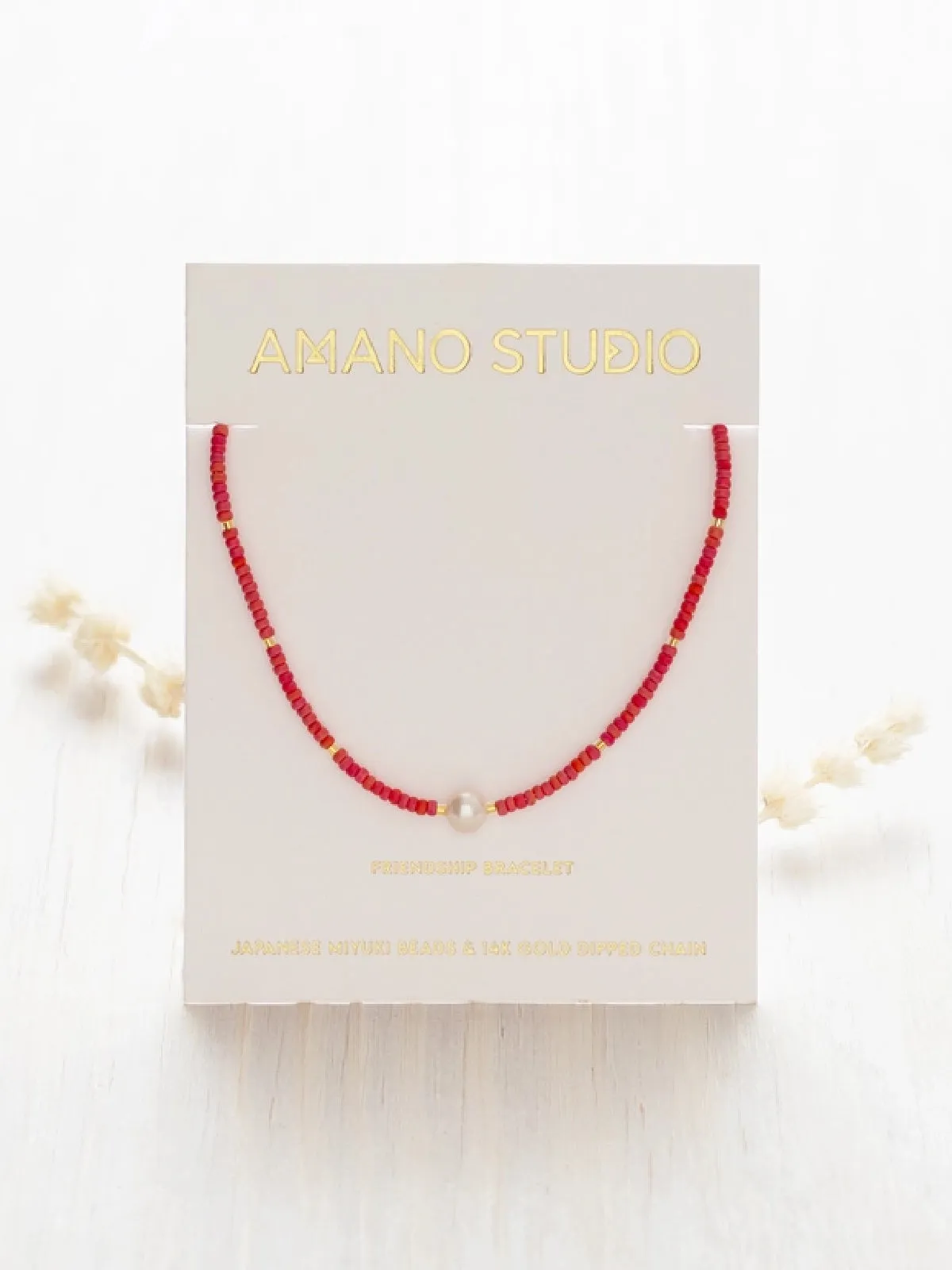 Pearl & Miyuki Beaded Bracelet by Amano Studio