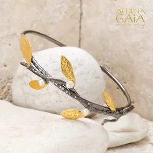 Pearl Olive Branch Bracelet