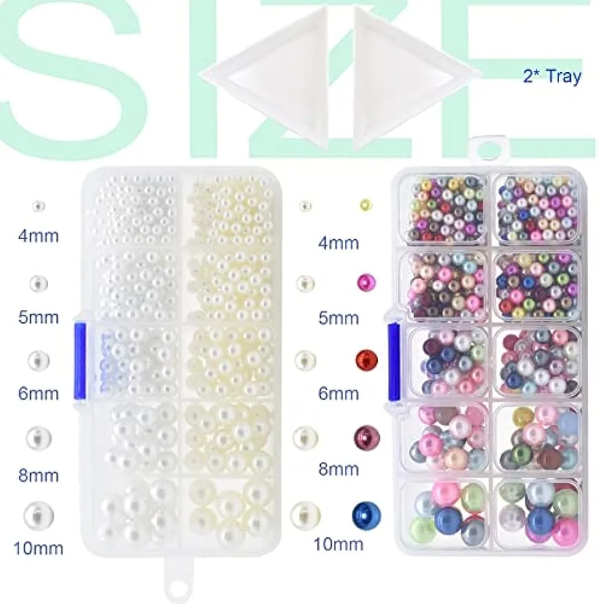 Pearl Setting Machine Hand Press Pearl Setting Tools 5 Sizes no Holes Round Pearls Beads and Rivet Studs, for Hats Shoes Clothes Bags Skirts, Beads DIY Craft