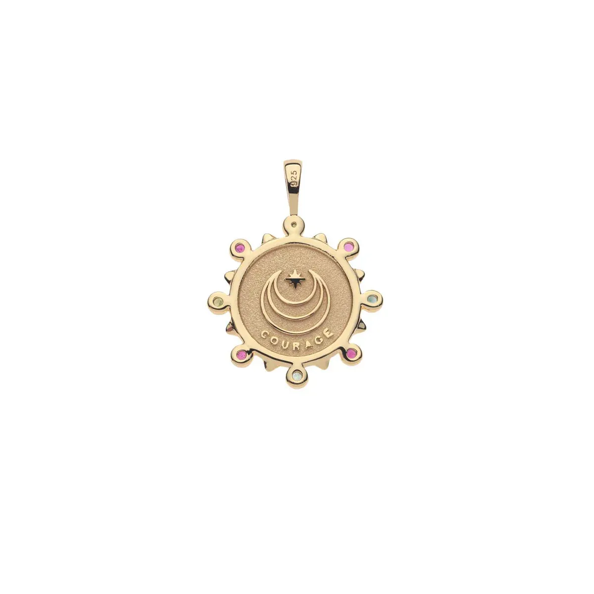 Petite Embellished Necklace, Courage