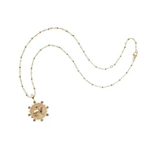 Petite Embellished Necklace, Courage