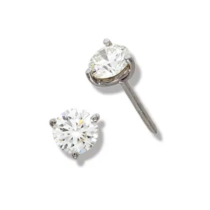Platinum Diamond Stud Earrings
