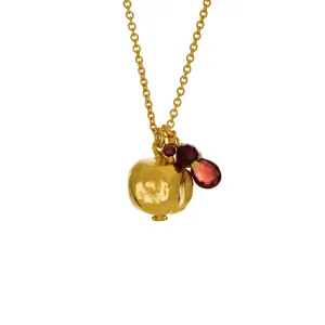 Pomegranate & Garnet Necklace