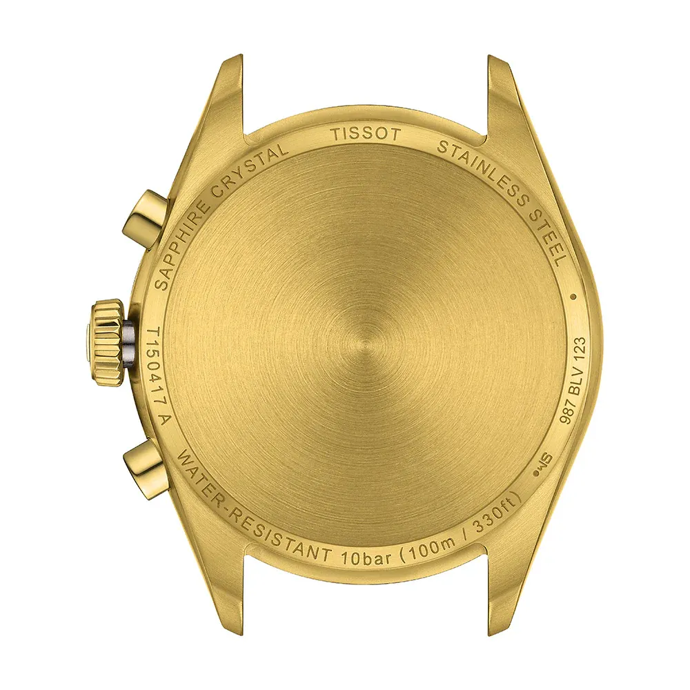 PR 100 Chronograph Golden 40MM Watch