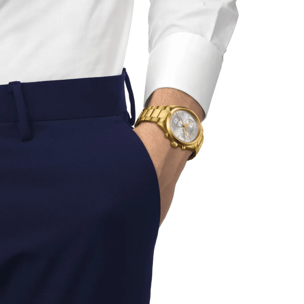 PR 100 Chronograph Golden 40MM Watch