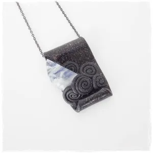 "Sleeping Moon" Moonstone Crystal Pendant